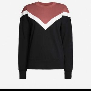 Sweaty Betty Colorblock Shirt Pullover Large